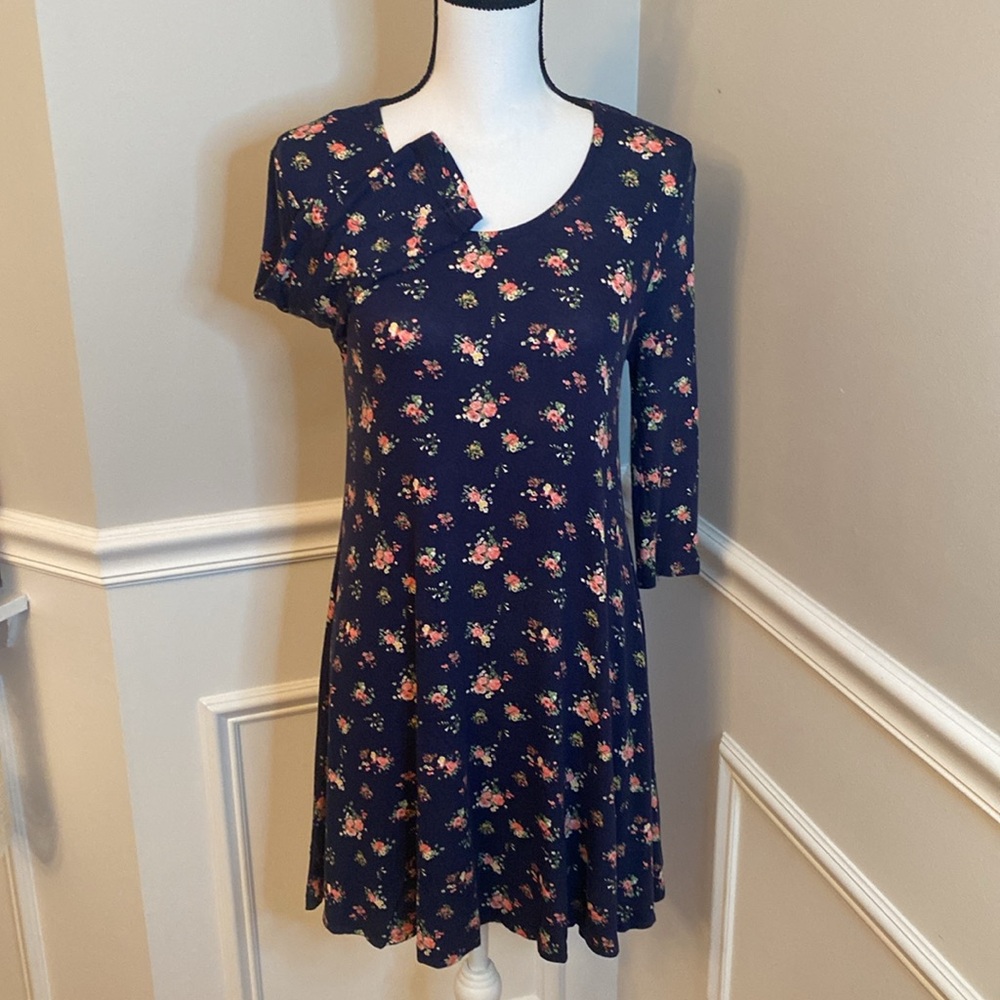 Rue21 Blue Floral Dress size medium